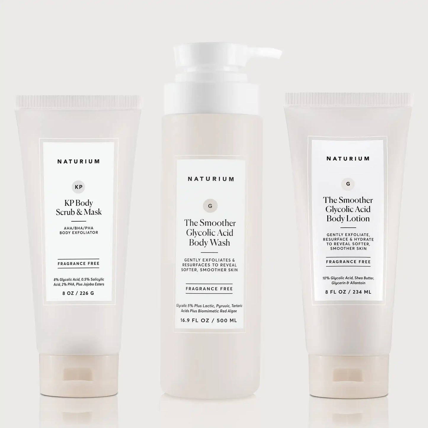 the-glycolic-acid-body-bundle-n5 NATR_KPScrub_SmootherBodyWash_SmootherLotion_Bundle_ecomm.webp