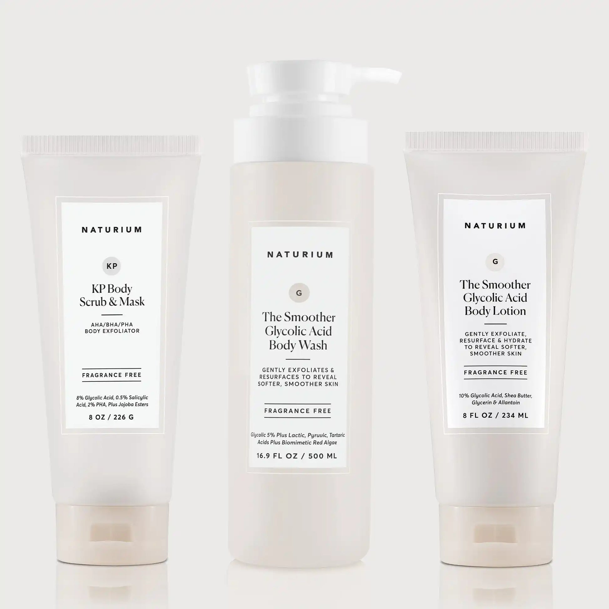 the-glycolic-acid-body-bundle-n5 NATR_KPScrub_SmootherBodyWash_SmootherLotion_Bundle_ecomm.webp